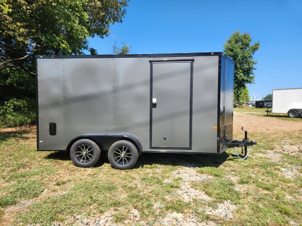 2026 Rock Solid Cargo 7x14 7k Enclosed w/ Blackout Special Package, 7' Interior, Polycore (.080) Upg