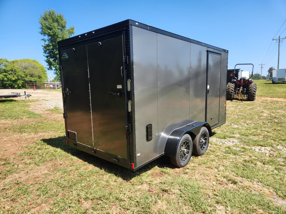 2026 Rock Solid Cargo 7x14 7k Enclosed w/ Blackout Special Package, 7' Interior, Polycore (.080) Upg
