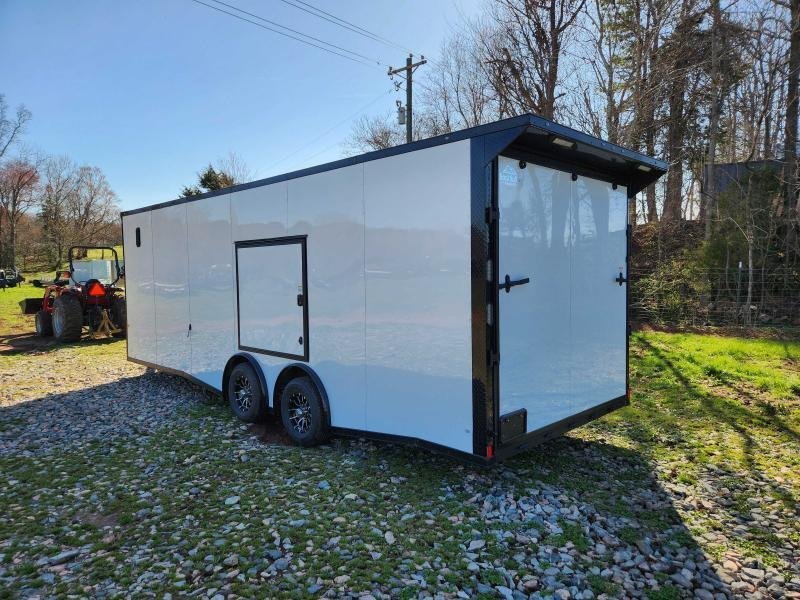 2027 Rock Solid Cargo 8.5x24 10k Enclosed w/ Escape Door, Blackout Special, .080 Polycore Upgrade, S