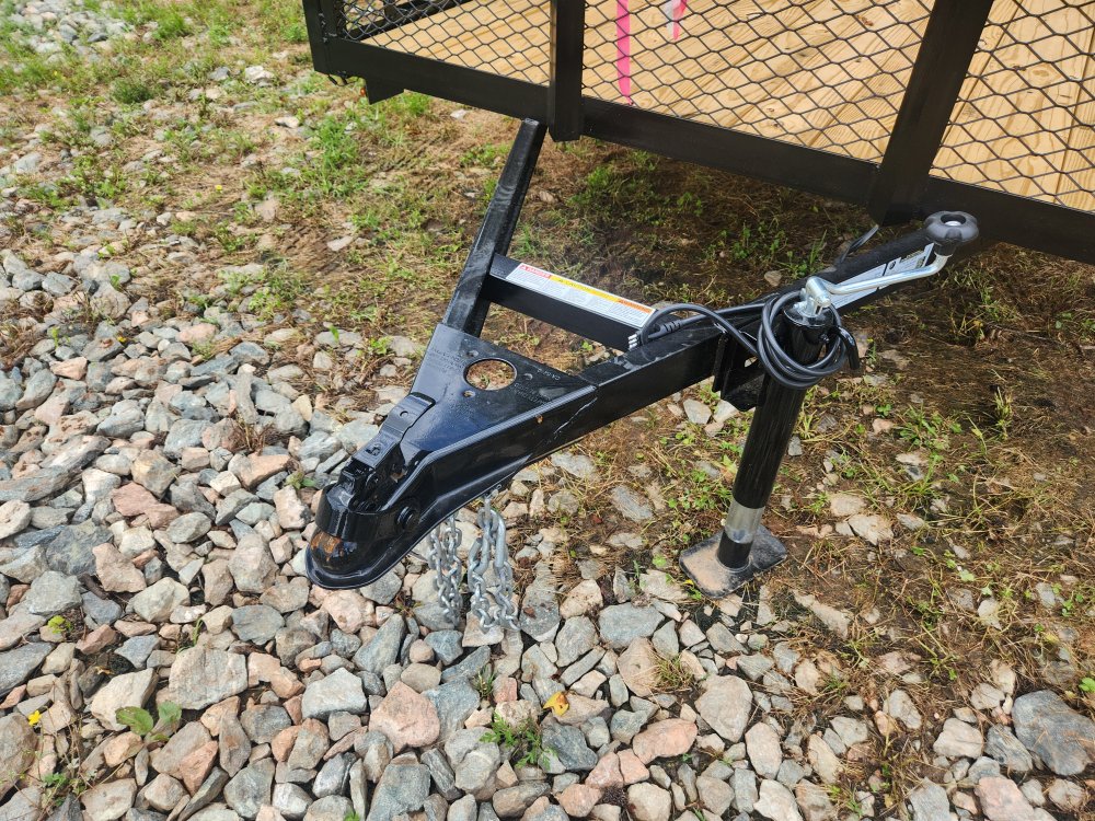 2025 Caliber 6x10 Single Axle Utility w/ 1' Mesh Sides