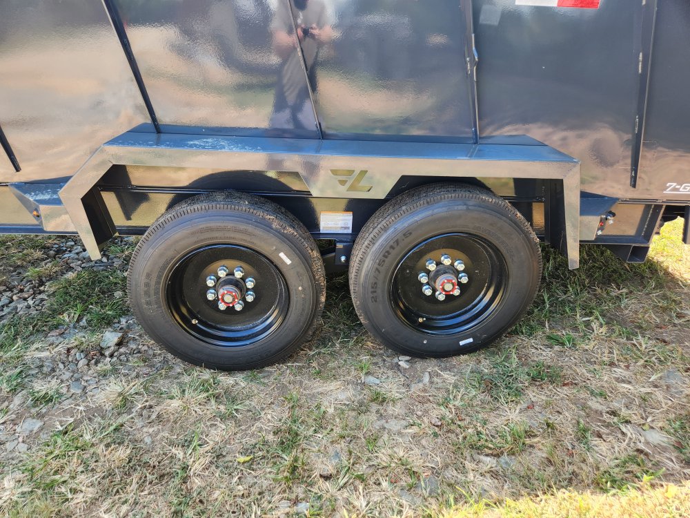 2026 Lamar 7X16 16K Telescopic Dump w/ 2 Batteries and 36" Sides