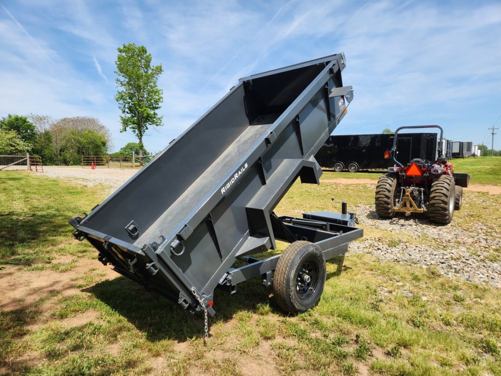 2026 Lamar 5x10 7k Single Axle Dump w/ Spreader Gate and 24" Sides