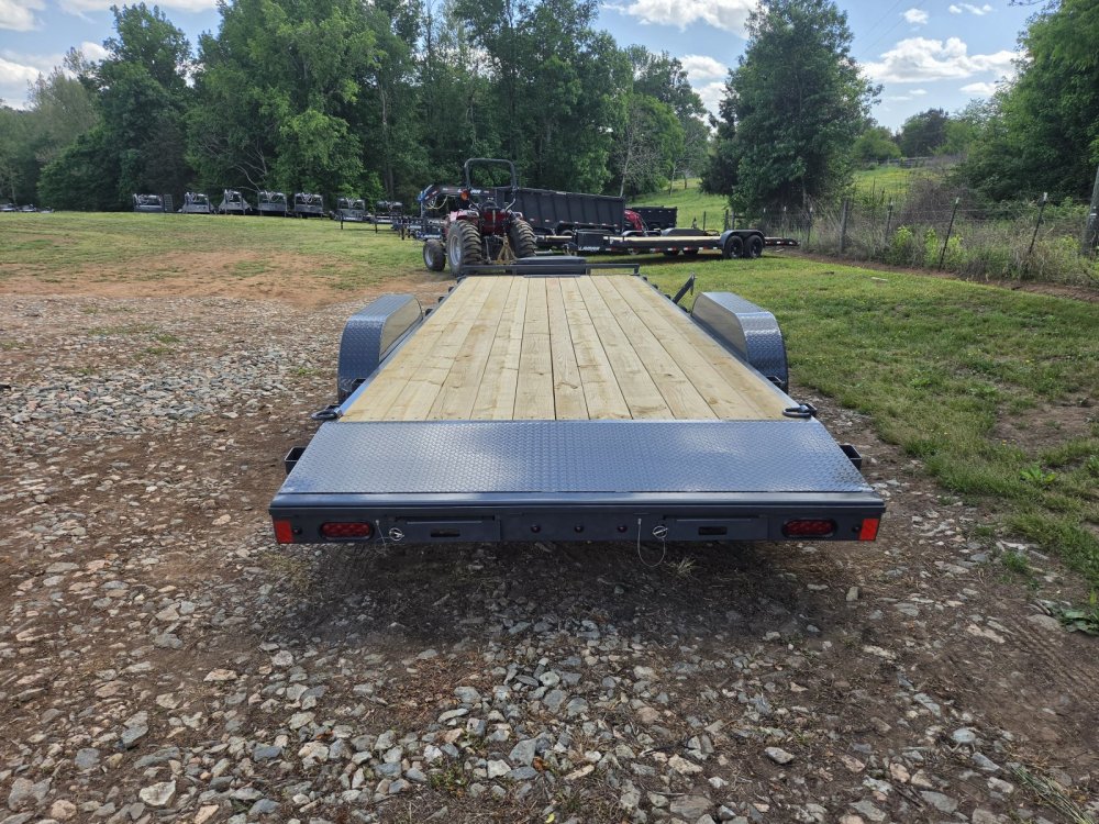 2027 Lamar 83x22 7k Car Hauler w/ Toolbox and Winch Plate
