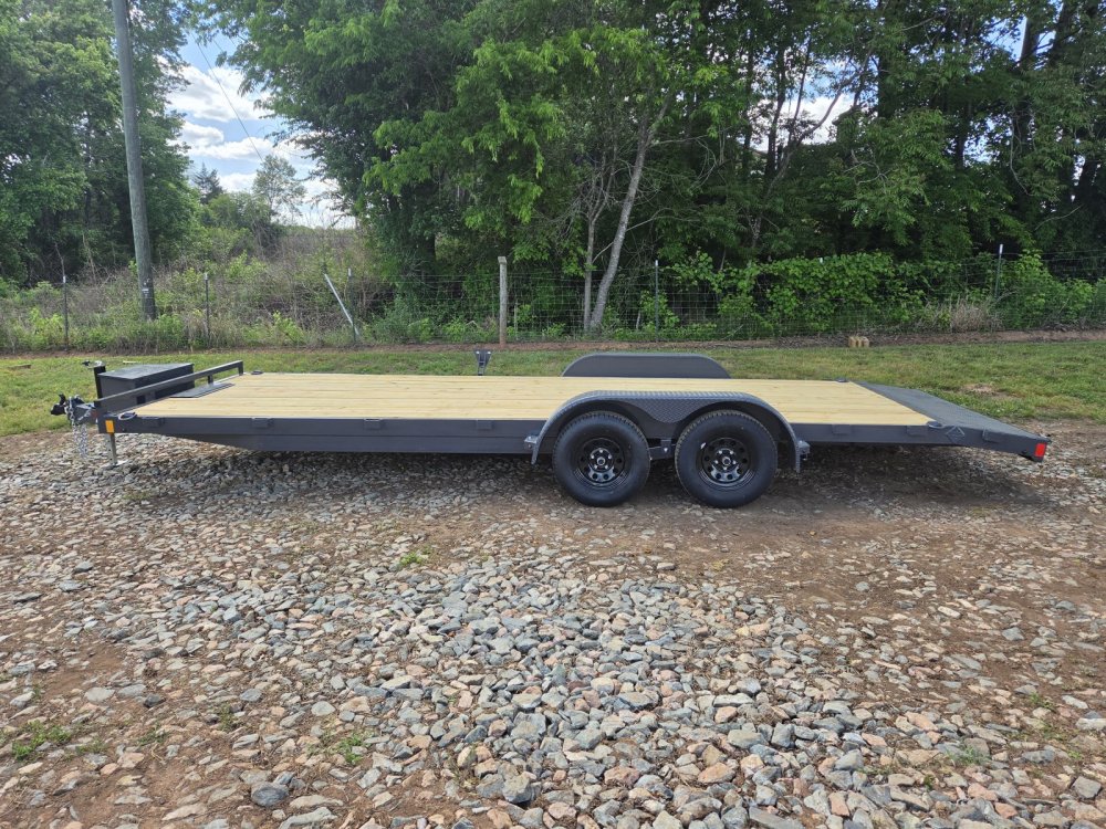 2027 Lamar 83x22 7k Car Hauler w/ Toolbox and Winch Plate