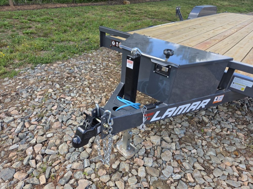 2027 Lamar 83x22 7k Car Hauler w/ Toolbox and Winch Plate