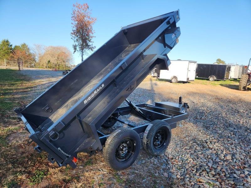 2026 Lamar 5X10 7K Mini Dump W/ Spreader Gate and 18" Sides