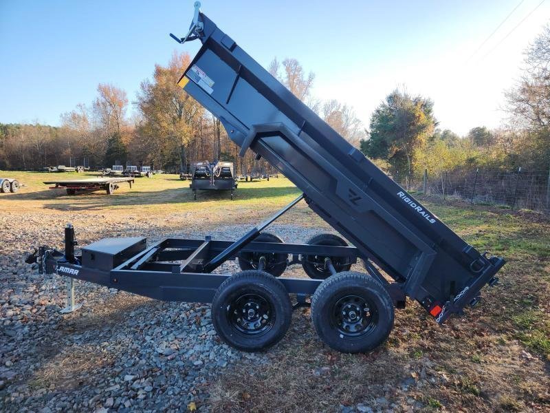 2026 Lamar 5X10 7K Mini Dump W/ Spreader Gate and 18" Sides
