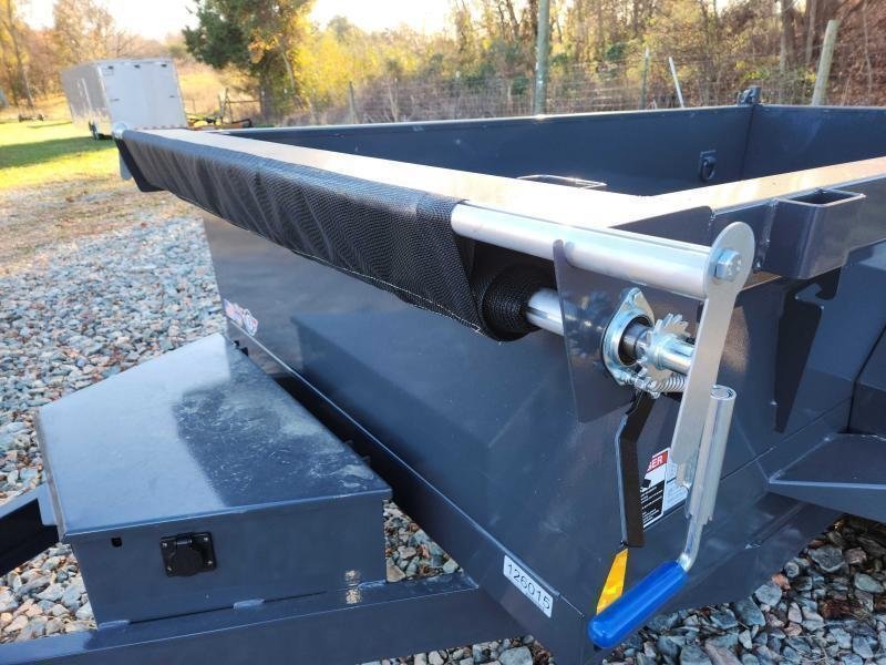 2026 Lamar 5X10 7K Mini Dump W/ Spreader Gate and 18" Sides