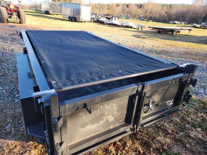 2026 Lamar 5X10 7K Mini Dump W/ Spreader Gate and 18" Sides