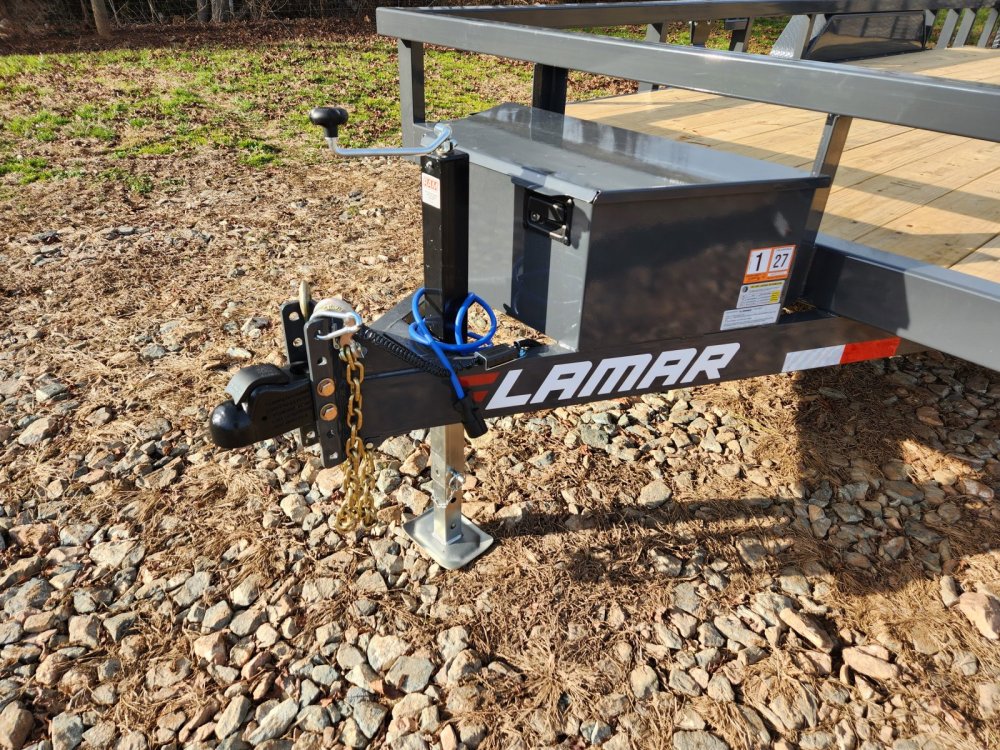 2027 Lamar 83x20 10k Utility w/ Toolbox and 5' HD Gate