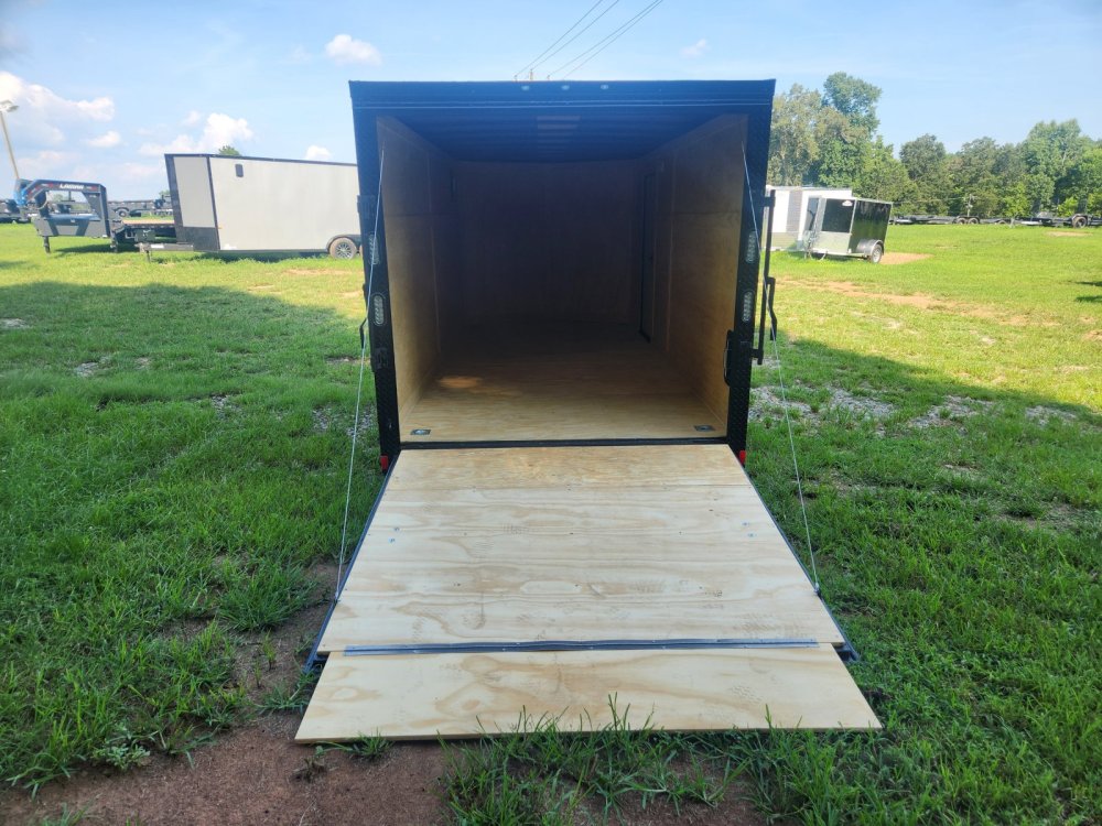 2026 Rock Solid Cargo 7x16 7k Enclosed w/ Blackout Special Package, (.080) Polycore Metal Upgrade an