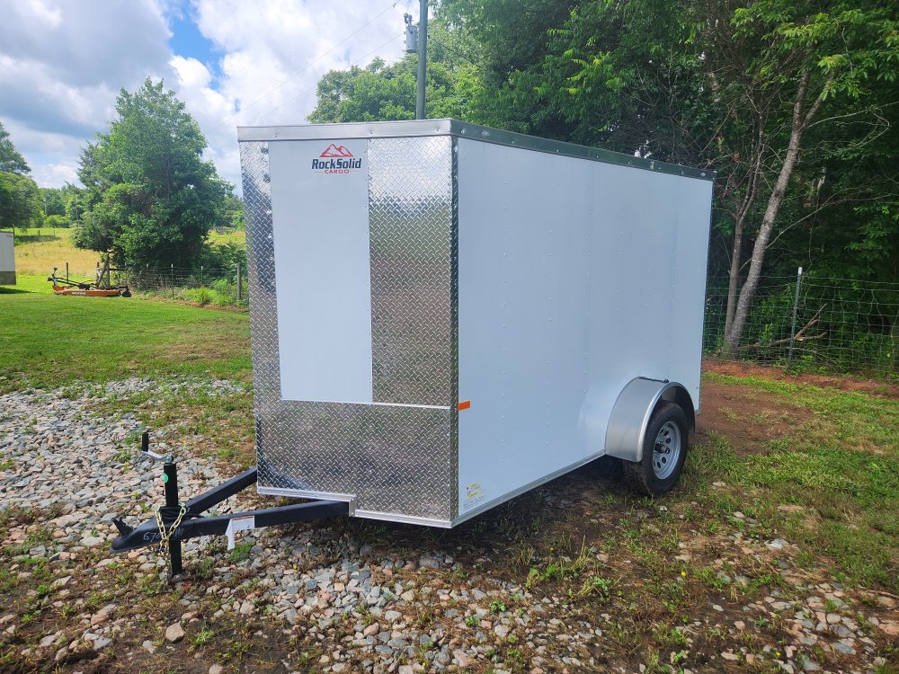 2025 Rock Solid Cargo 6 x 10 Single Axle Enclosed