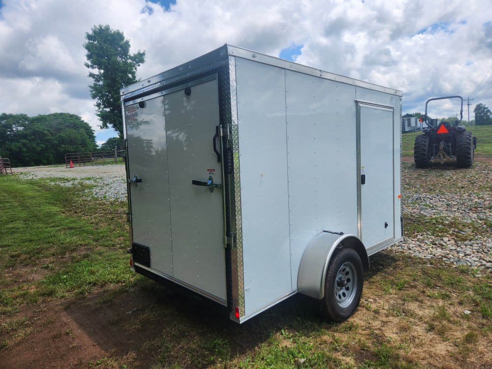 2025 Rock Solid Cargo 6 x 10 Single Axle Enclosed