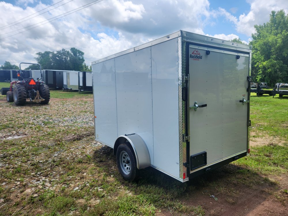 2025 Rock Solid Cargo 6 x 10 Single Axle Enclosed