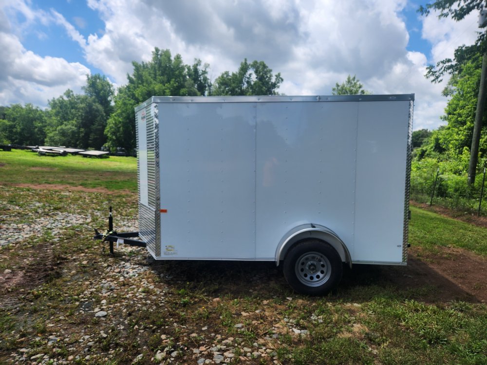 2025 Rock Solid Cargo 6 x 10 Single Axle Enclosed