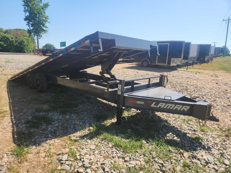 2026 Lamar 102x24 14k Deckover Tilt w/ Winch Plate and Solar Charger