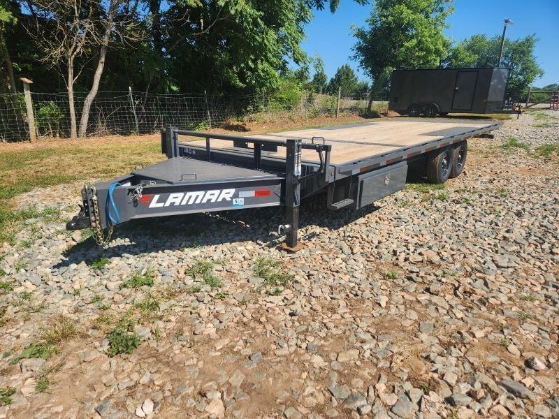 2026 Lamar 102x24 14k Deckover Tilt w/ Winch Plate and Solar Charger