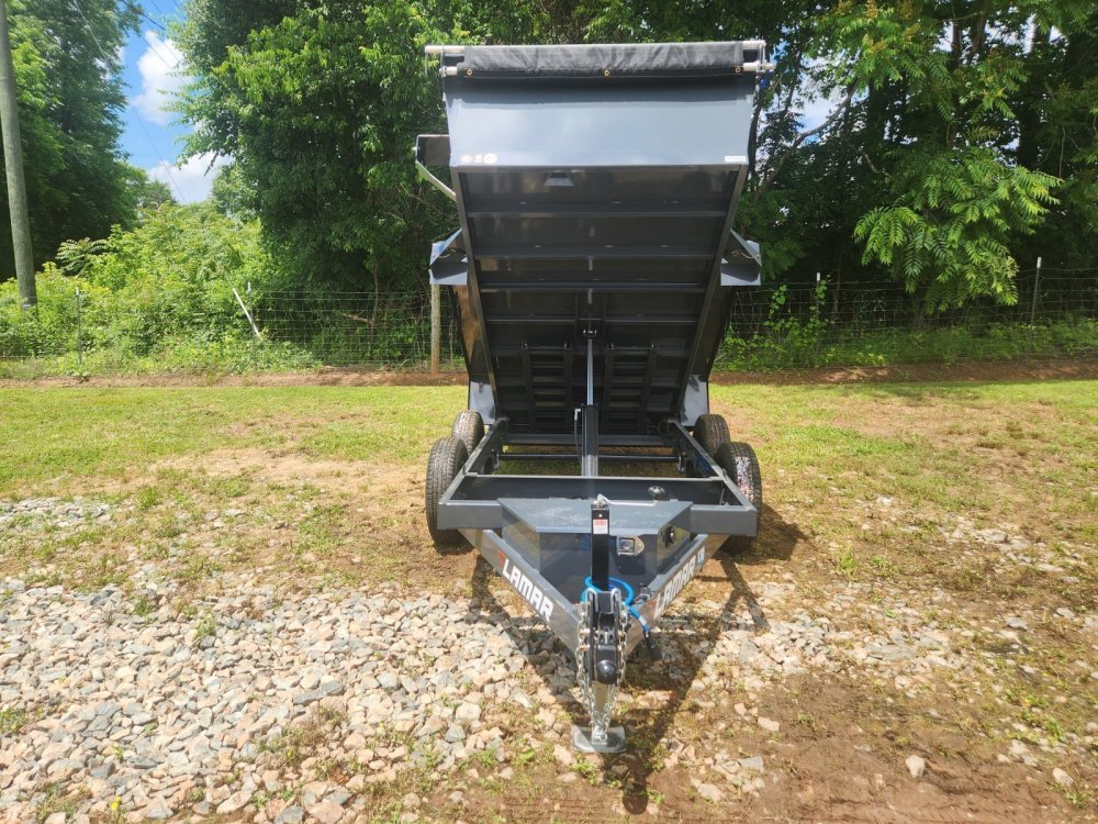 2027 Lamar 5x10 7k Dump w/ Spreader Gate and 24" Sides