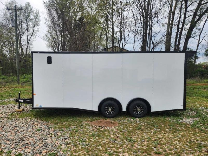 2025 Rock Solid Cargo 8.5x20 10k Enclosed w/ Blackout Package, Polycore Metal, Semi-Screwless Upgrad