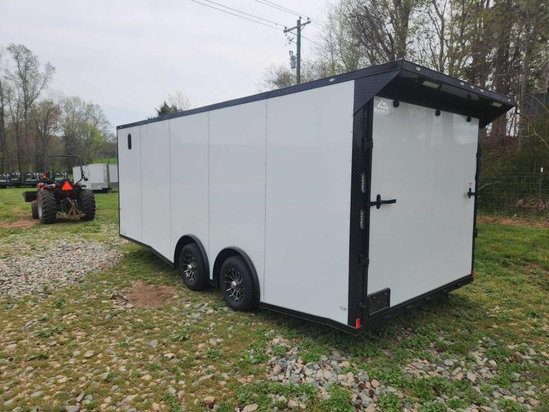 2025 Rock Solid Cargo 8.5x20 10k Enclosed w/ Blackout Package, Polycore Metal, Semi-Screwless Upgrad