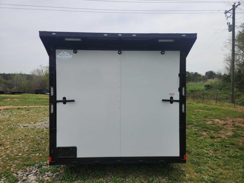2025 Rock Solid Cargo 8.5x20 10k Enclosed w/ Blackout Package, Polycore Metal, Semi-Screwless Upgrad