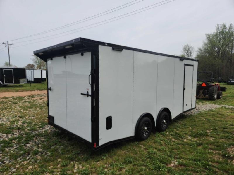 2025 Rock Solid Cargo 8.5x20 10k Enclosed w/ Blackout Package, Polycore Metal, Semi-Screwless Upgrad