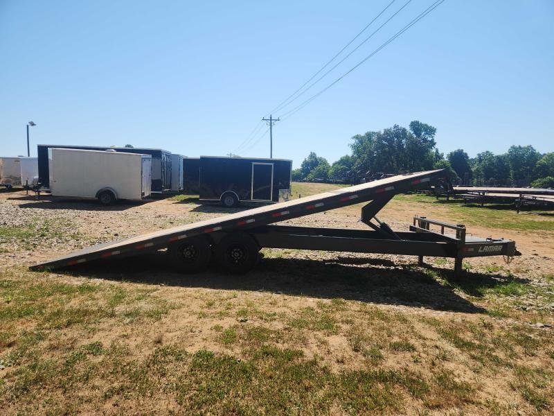 2026 Lamar 102x24 14k Deckover Tilt w/ Winch Plate and Solar Charger