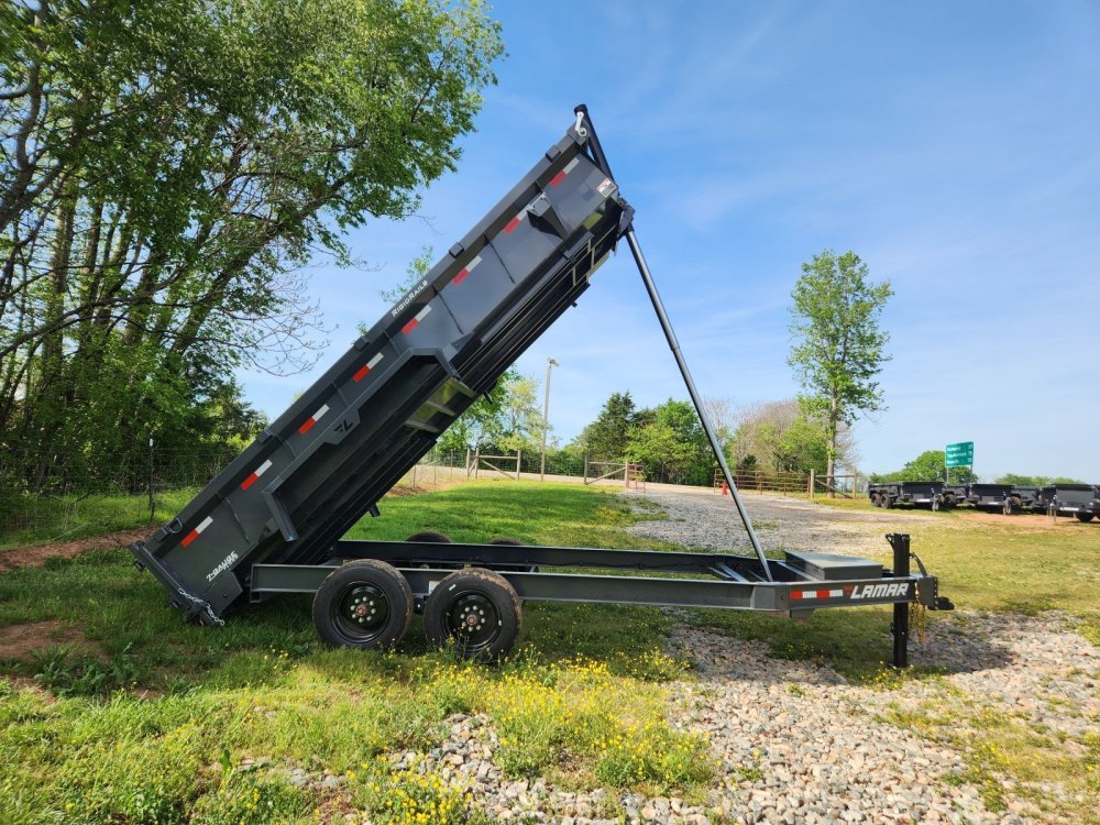 2026 Lamar 7X16 16K Telescopic Dump w/ 24" Sides