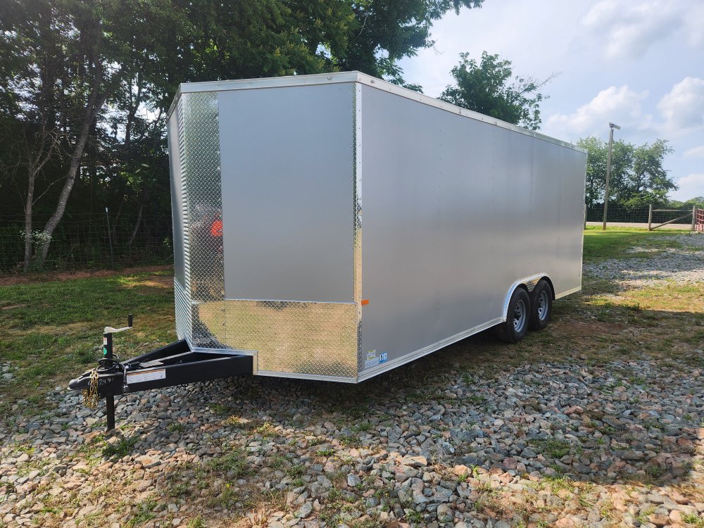 2025 Rock Solid Cargo 8.5x20 10k Enclosed w/ Polycore Metal Upgrade, Semi-Screwless Upgrade and 7' I