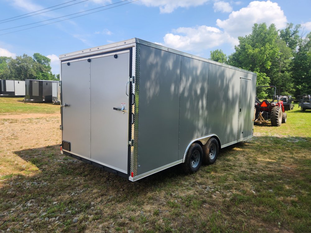 2025 Rock Solid Cargo 8.5x20 10k Enclosed w/ Polycore Metal Upgrade, Semi-Screwless Upgrade and 7' I