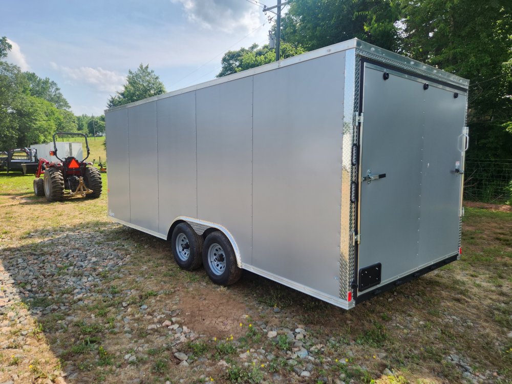 2025 Rock Solid Cargo 8.5x20 10k Enclosed w/ Polycore Metal Upgrade, Semi-Screwless Upgrade and 7' I