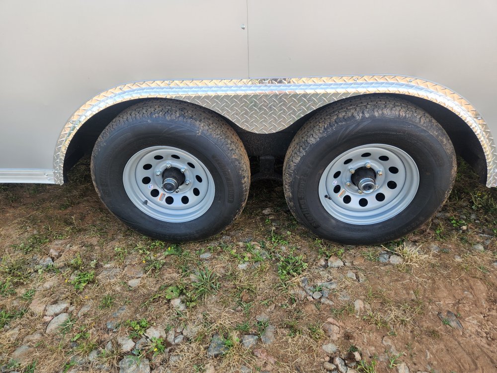 2025 Rock Solid Cargo 8.5x20 10k Enclosed w/ Polycore Metal Upgrade, Semi-Screwless Upgrade and 7' I