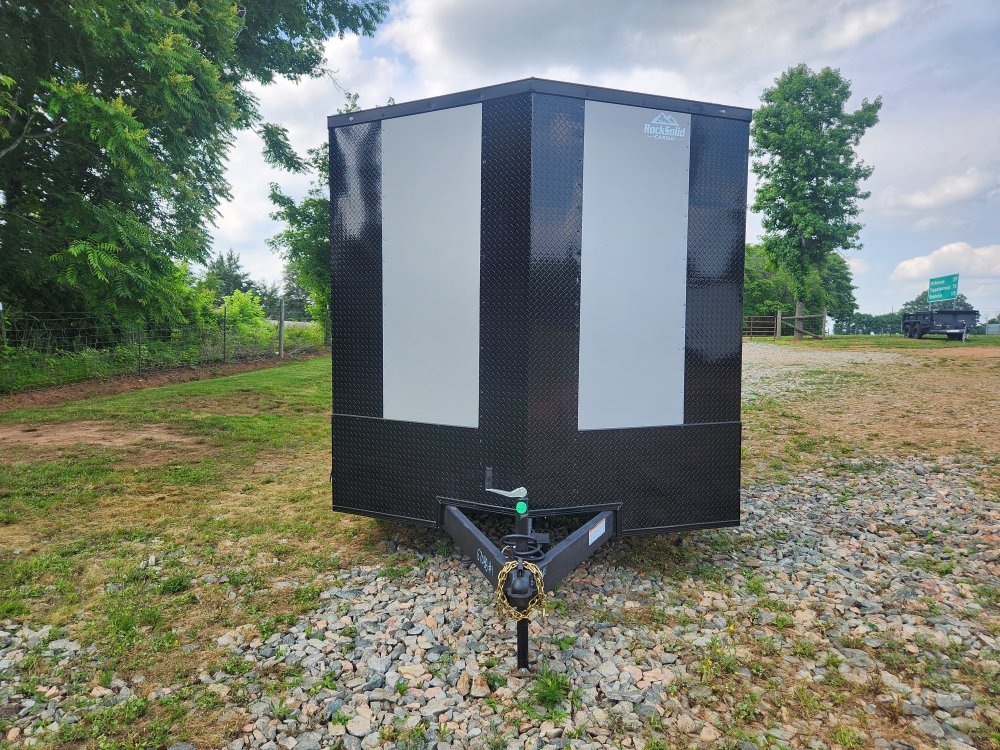 2025 Rock Solid Cargo 8.5x20 10k Enclosed w/ Blackout Package, Polycore Metal, Semi-Screwless Upgrad