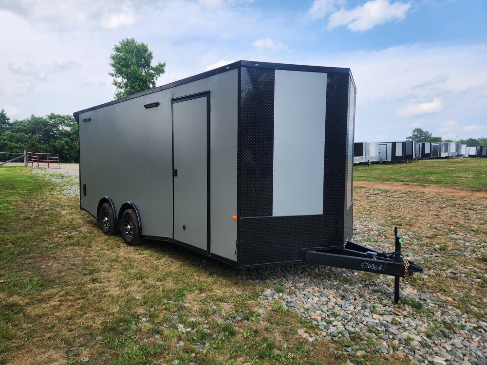 2025 Rock Solid Cargo 8.5x20 10k Enclosed w/ Blackout Package, Polycore Metal, Semi-Screwless Upgrad