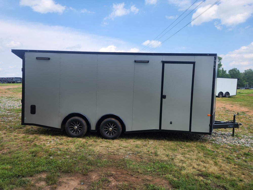 2025 Rock Solid Cargo 8.5x20 10k Enclosed w/ Blackout Package, Polycore Metal, Semi-Screwless Upgrad