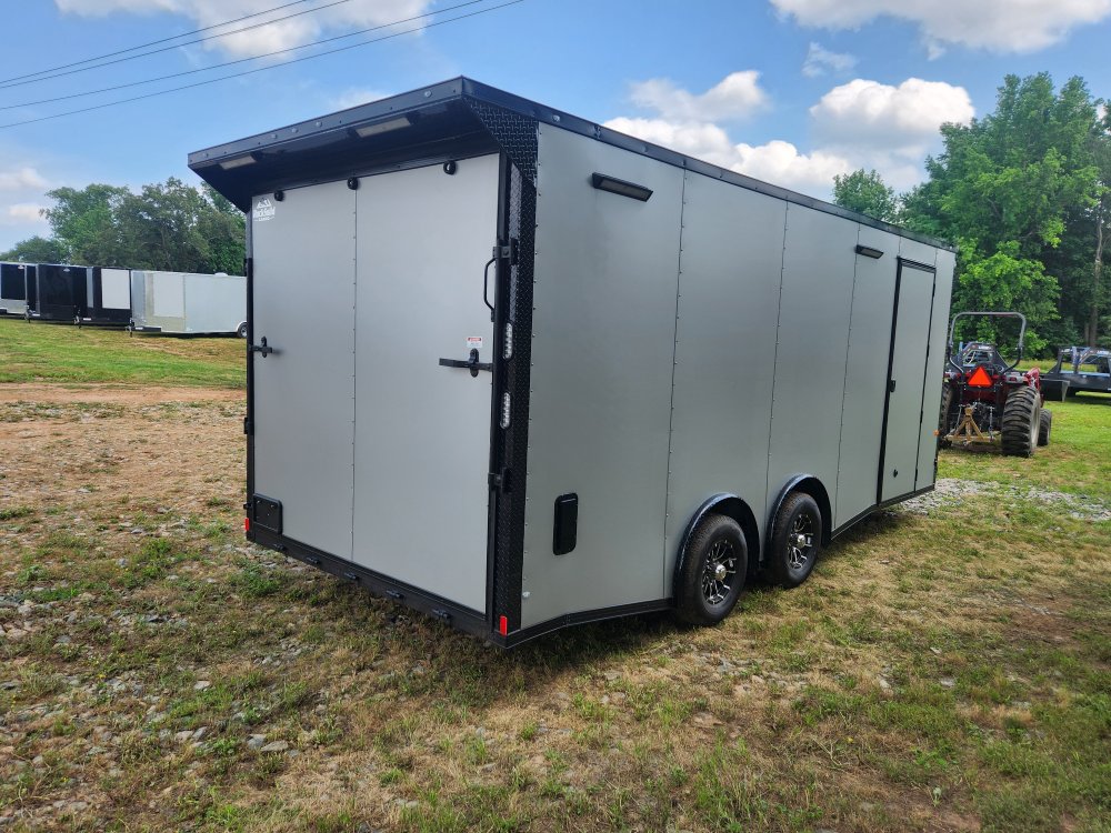 2025 Rock Solid Cargo 8.5x20 10k Enclosed w/ Blackout Package, Polycore Metal, Semi-Screwless Upgrad