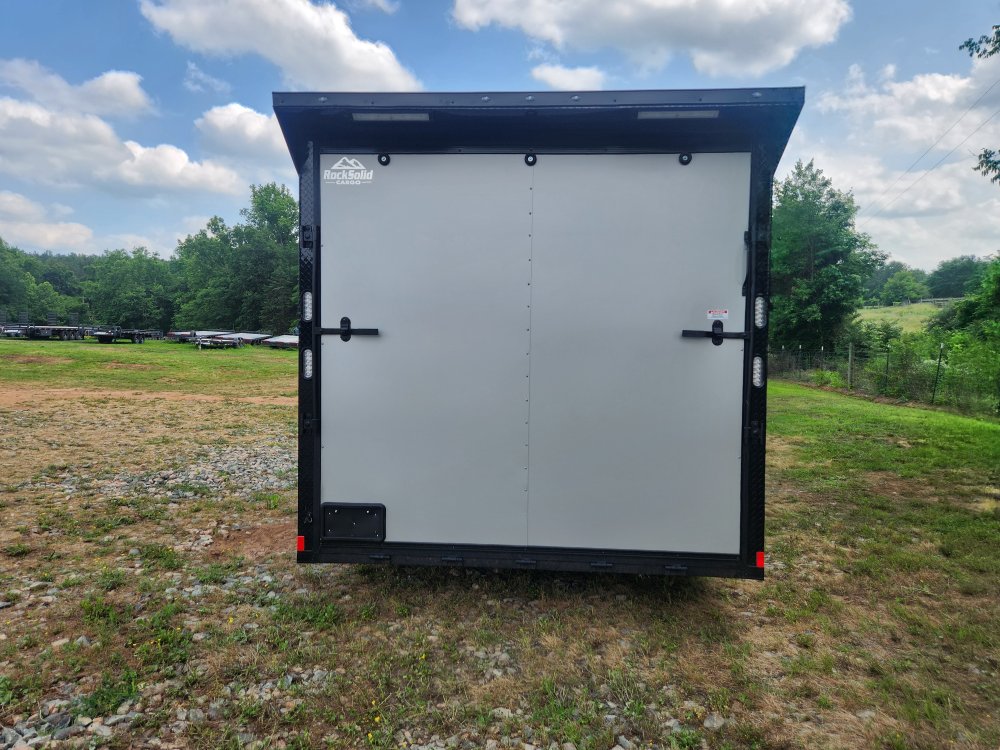 2025 Rock Solid Cargo 8.5x20 10k Enclosed w/ Blackout Package, Polycore Metal, Semi-Screwless Upgrad