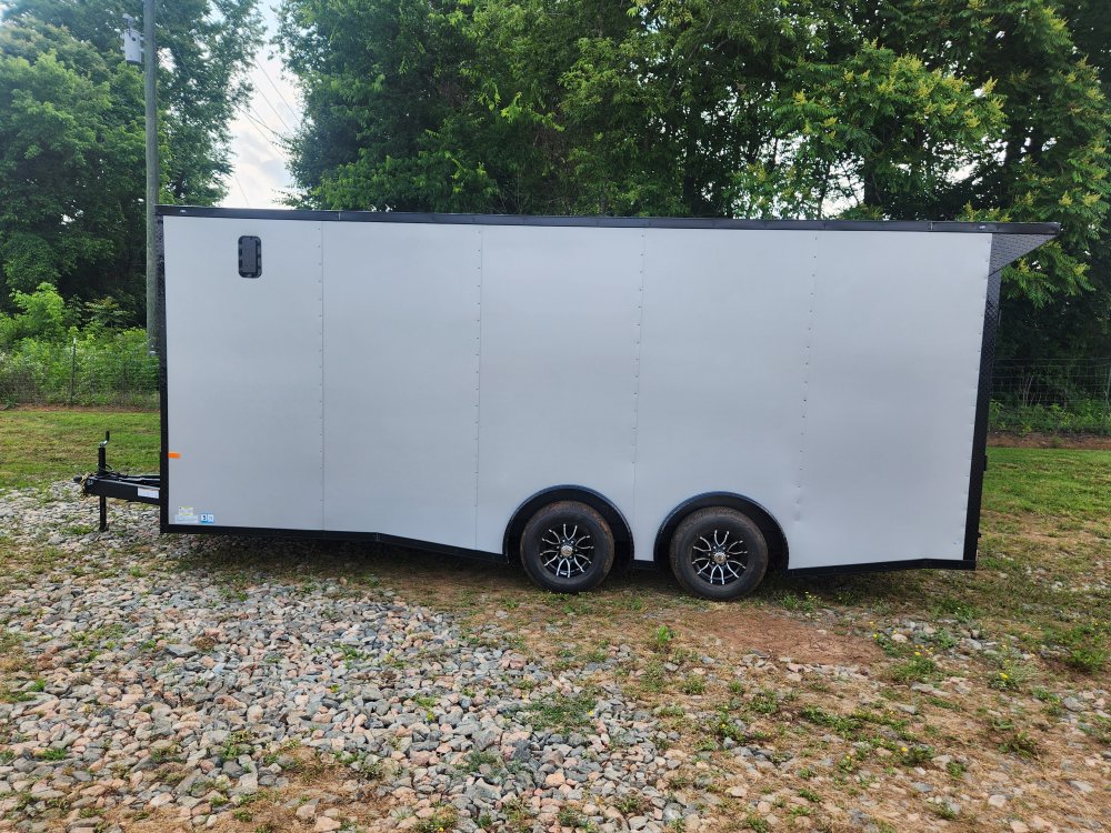 2025 Rock Solid Cargo 8.5x20 10k Enclosed w/ Blackout Package, Polycore Metal, Semi-Screwless Upgrad