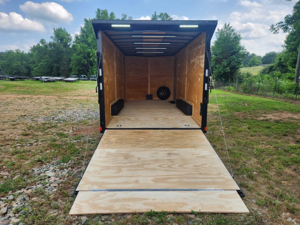 2025 Rock Solid Cargo 8.5x20 10k Enclosed w/ Blackout Package, Polycore Metal, Semi-Screwless Upgrad