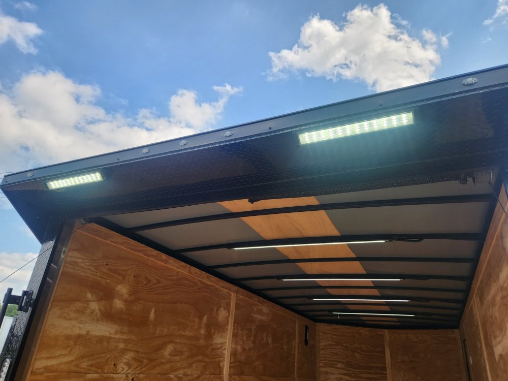 2025 Rock Solid Cargo 8.5x20 10k Enclosed w/ Blackout Package, Polycore Metal, Semi-Screwless Upgrad
