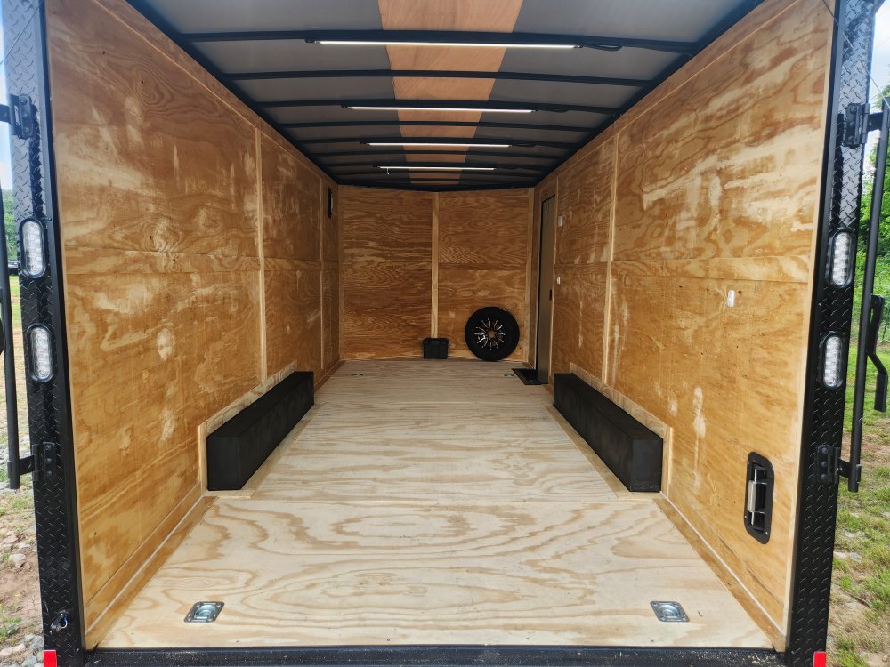 2025 Rock Solid Cargo 8.5x20 10k Enclosed w/ Blackout Package, Polycore Metal, Semi-Screwless Upgrad