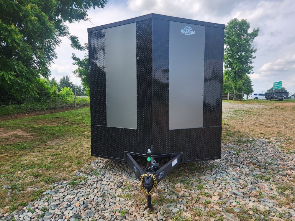 2025 Rock Solid Cargo 8.5x20 10k Enclosed w/ Blackout Package, Polycore Metal, Semi-Screwless Upgrad