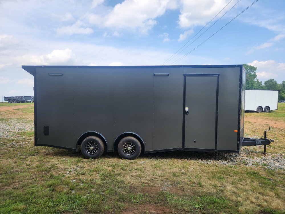 2025 Rock Solid Cargo 8.5x20 10k Enclosed w/ Blackout Package, Polycore Metal, Semi-Screwless Upgrad