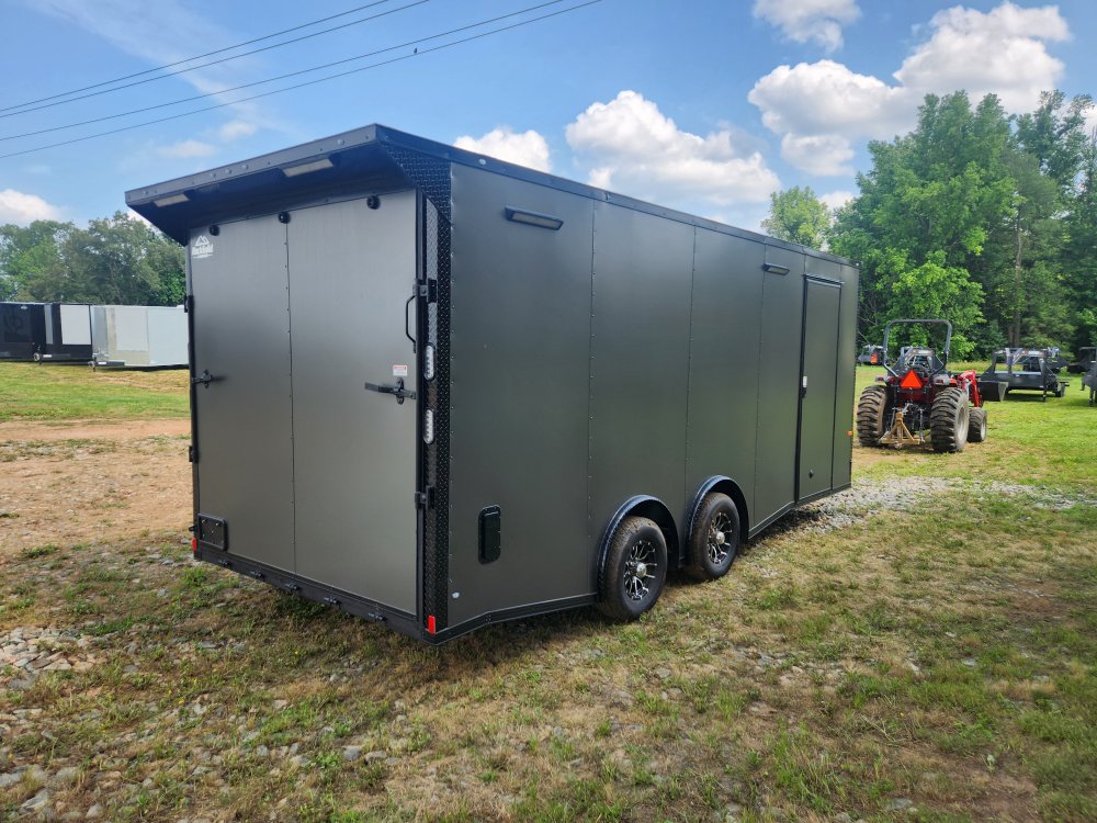 2025 Rock Solid Cargo 8.5x20 10k Enclosed w/ Blackout Package, Polycore Metal, Semi-Screwless Upgrad
