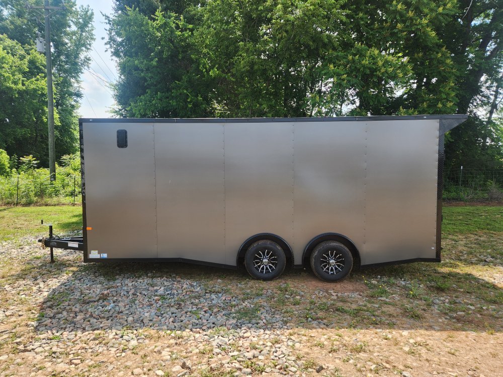 2025 Rock Solid Cargo 8.5x20 10k Enclosed w/ Blackout Package, Polycore Metal, Semi-Screwless Upgrad
