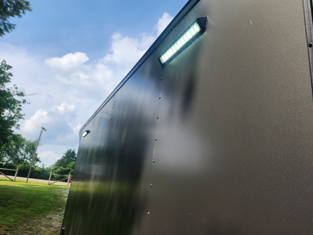 2025 Rock Solid Cargo 8.5x20 10k Enclosed w/ Blackout Package, Polycore Metal, Semi-Screwless Upgrad