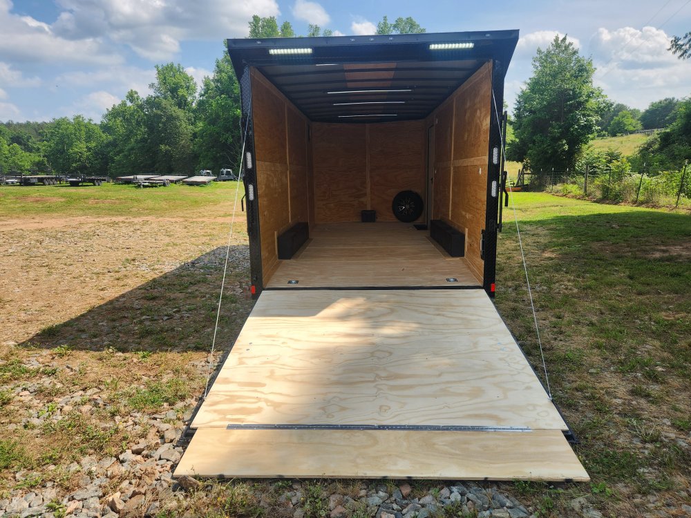 2025 Rock Solid Cargo 8.5x20 10k Enclosed w/ Blackout Package, Polycore Metal, Semi-Screwless Upgrad