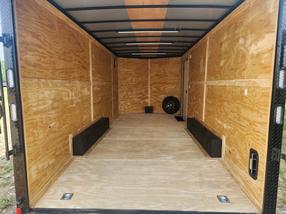 2025 Rock Solid Cargo 8.5x20 10k Enclosed w/ Blackout Package, Polycore Metal, Semi-Screwless Upgrad