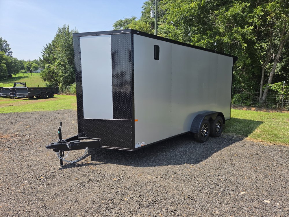2026 Rock Solid Cargo 7x16 7k Enclosed w/ Blackout Special Package, (.080) Polycore Metal Upgrade, S