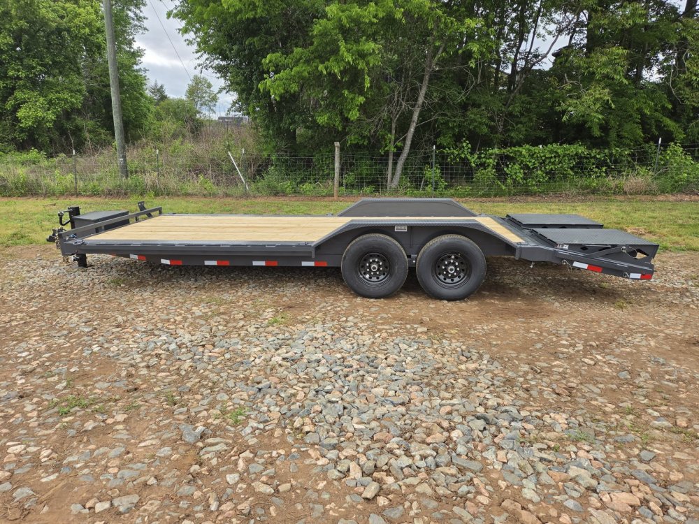 2027 Lamar 102x22 14k Equipment Hauler w/ Tool Box and Rhino Ramps